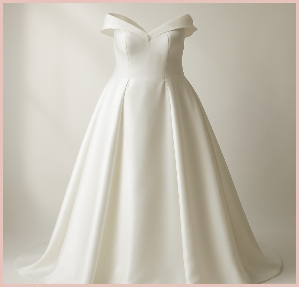 빅사이즈 미카도실크 드레스 – 완벽한 핏과 고급스러움의 비밀 관련 이미지 1