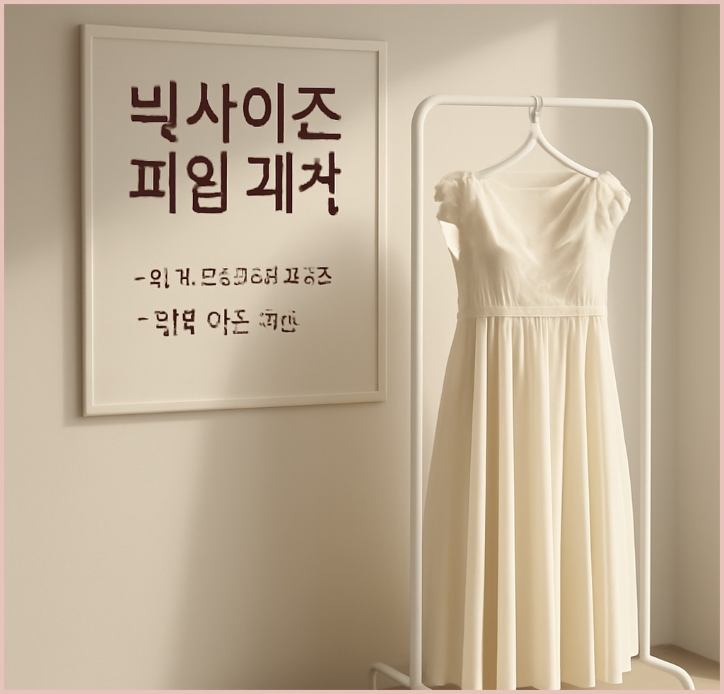 빅사이즈 피팅 예약 완벽 가이드와 에버콜라겐 타임 비오틴 상세 리뷰 관련 이미지 1